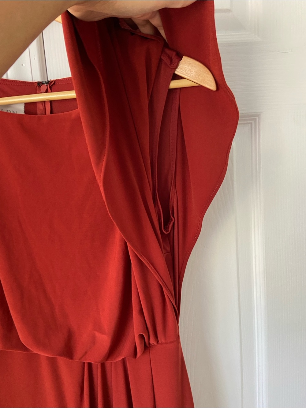 BHLDN Anthropologie Lena Dress red/wine size 4 - Picture 4 of 9